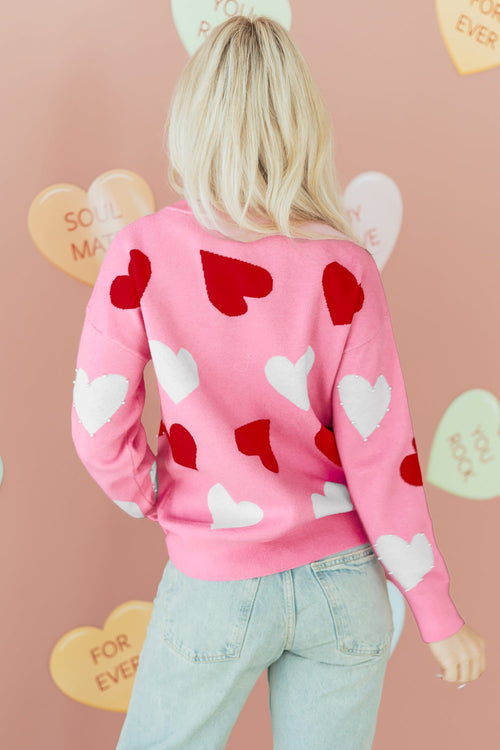 Aliyah Pattern Valentines Day Sweater-1