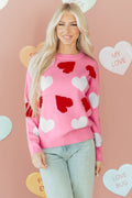 Aliyah Pattern Valentines Day Sweater-0