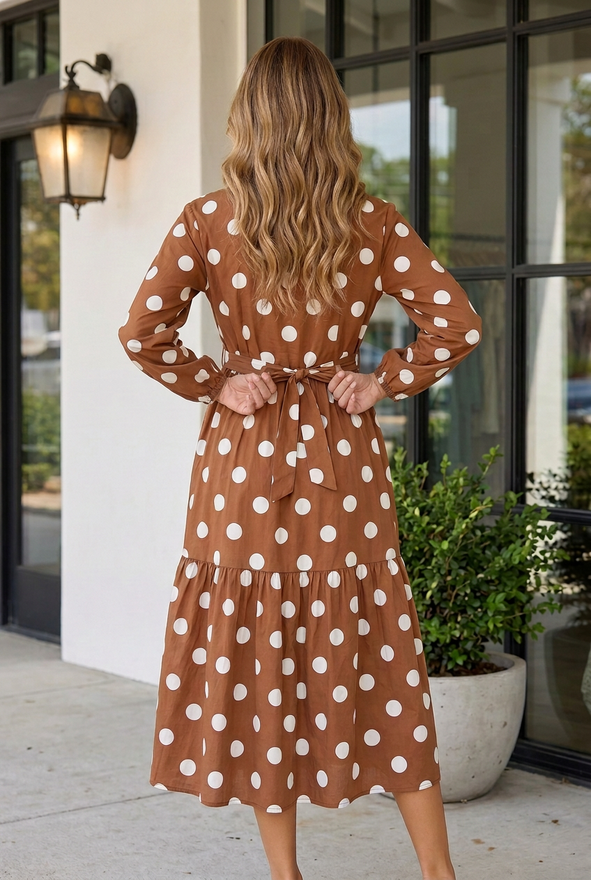 Alexa Long Sleeve Shift Dress