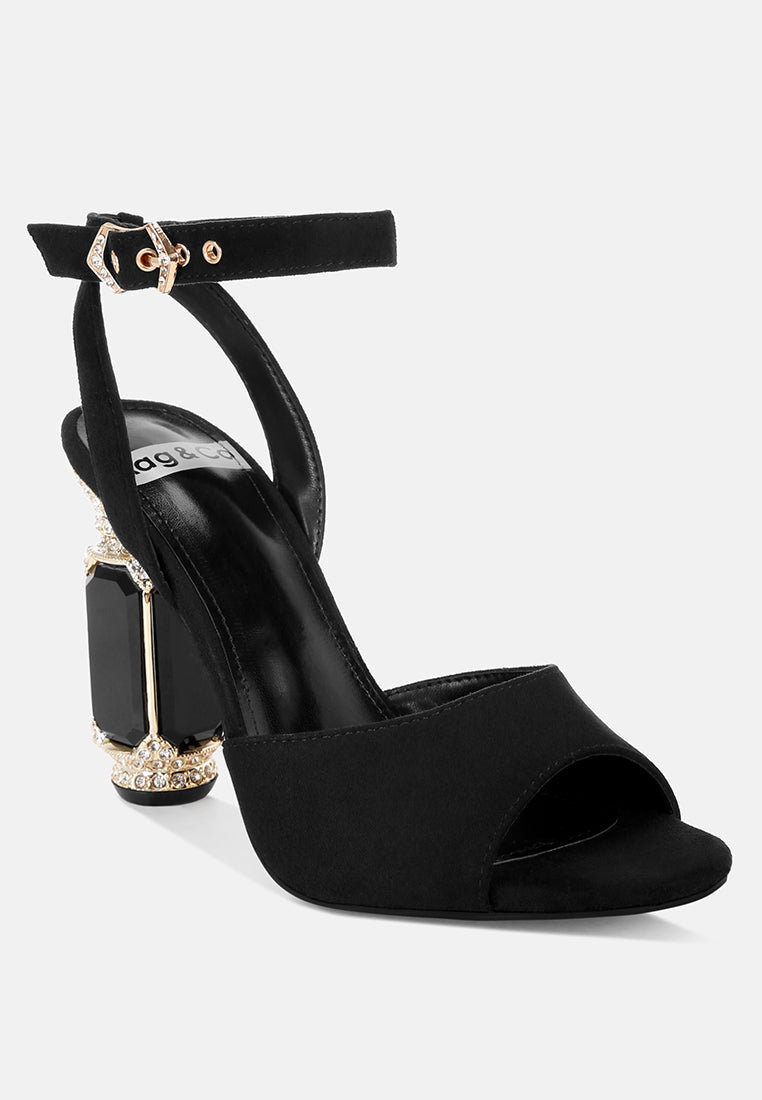 Raome Jewel Heel Sandals