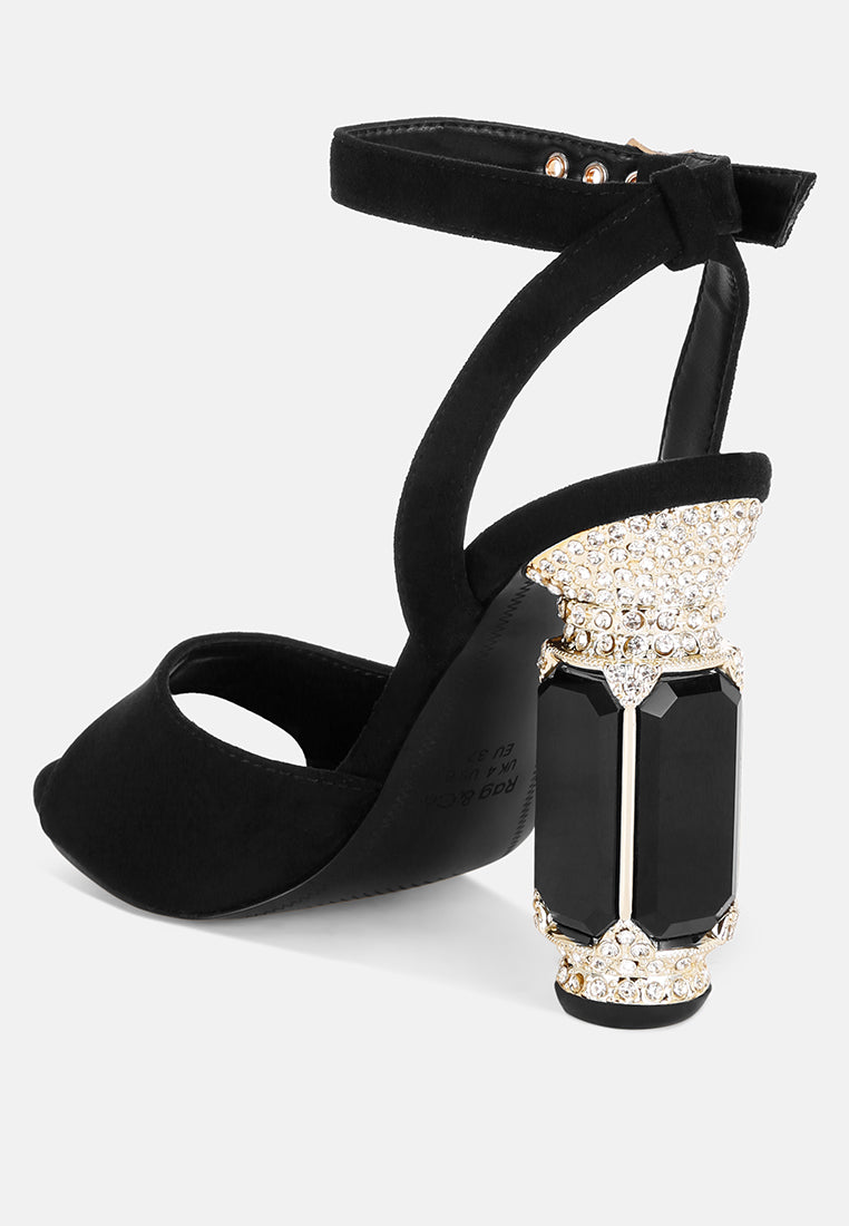Raome Jewel Heel Sandals