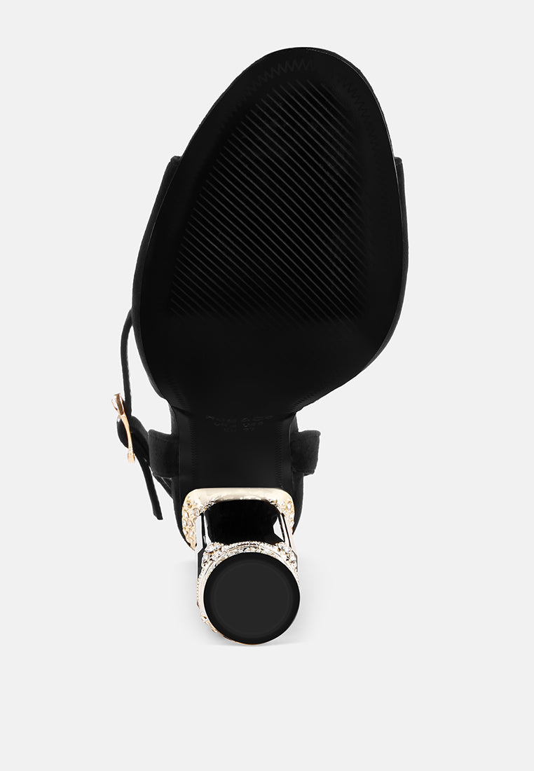 Raome Jewel Heel Sandals
