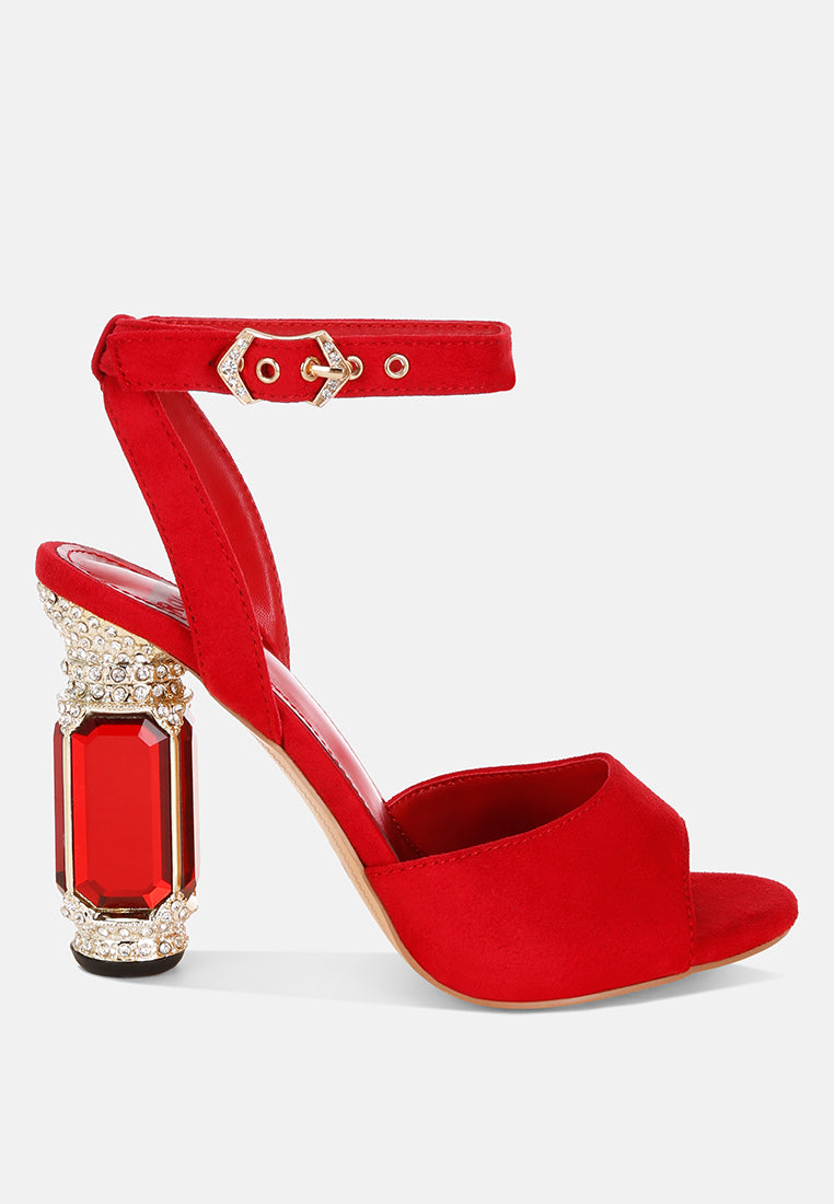 Raome Jewel Heel Sandals