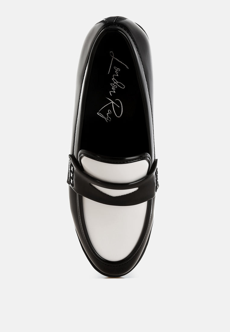BUGLE Duo Tone Penny Loafers