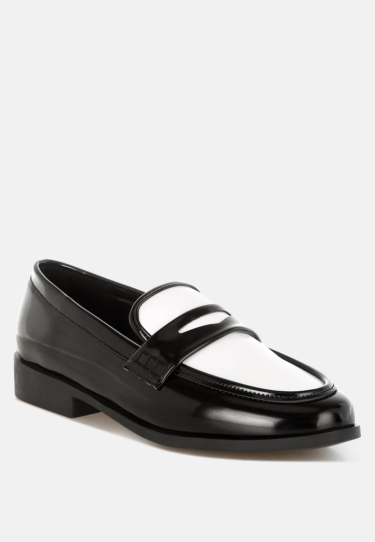 BUGLE Duo Tone Penny Loafers