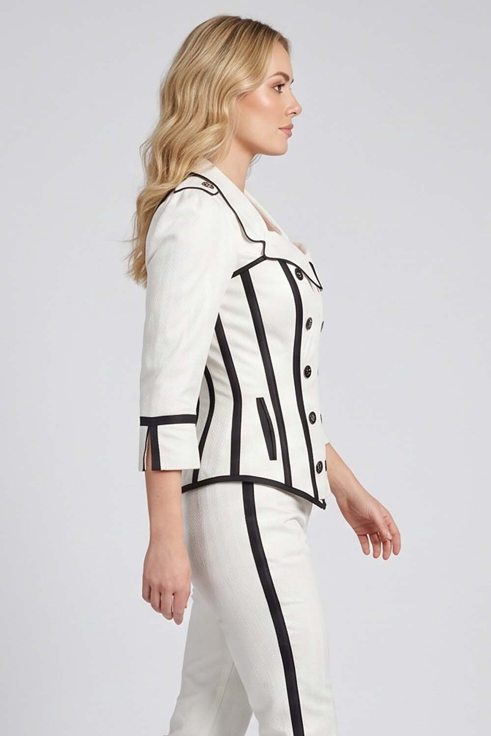 Ivory Tandra Steampunk Double Breasted Corset Jacket