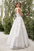 GARDENIA LACE WEDDING BALL GOWN