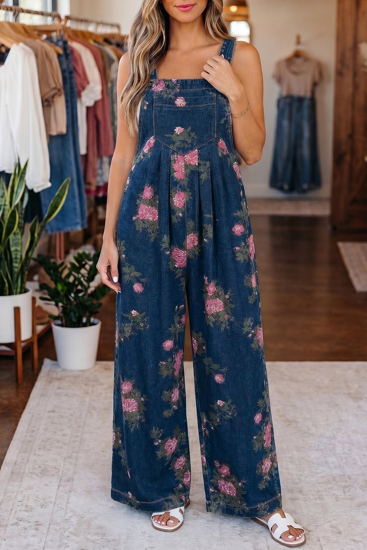 Akira Waist Wide Leg Jumpsuit