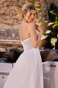 Beaded Sweetheart Strapless Mermaid Wedding Gown