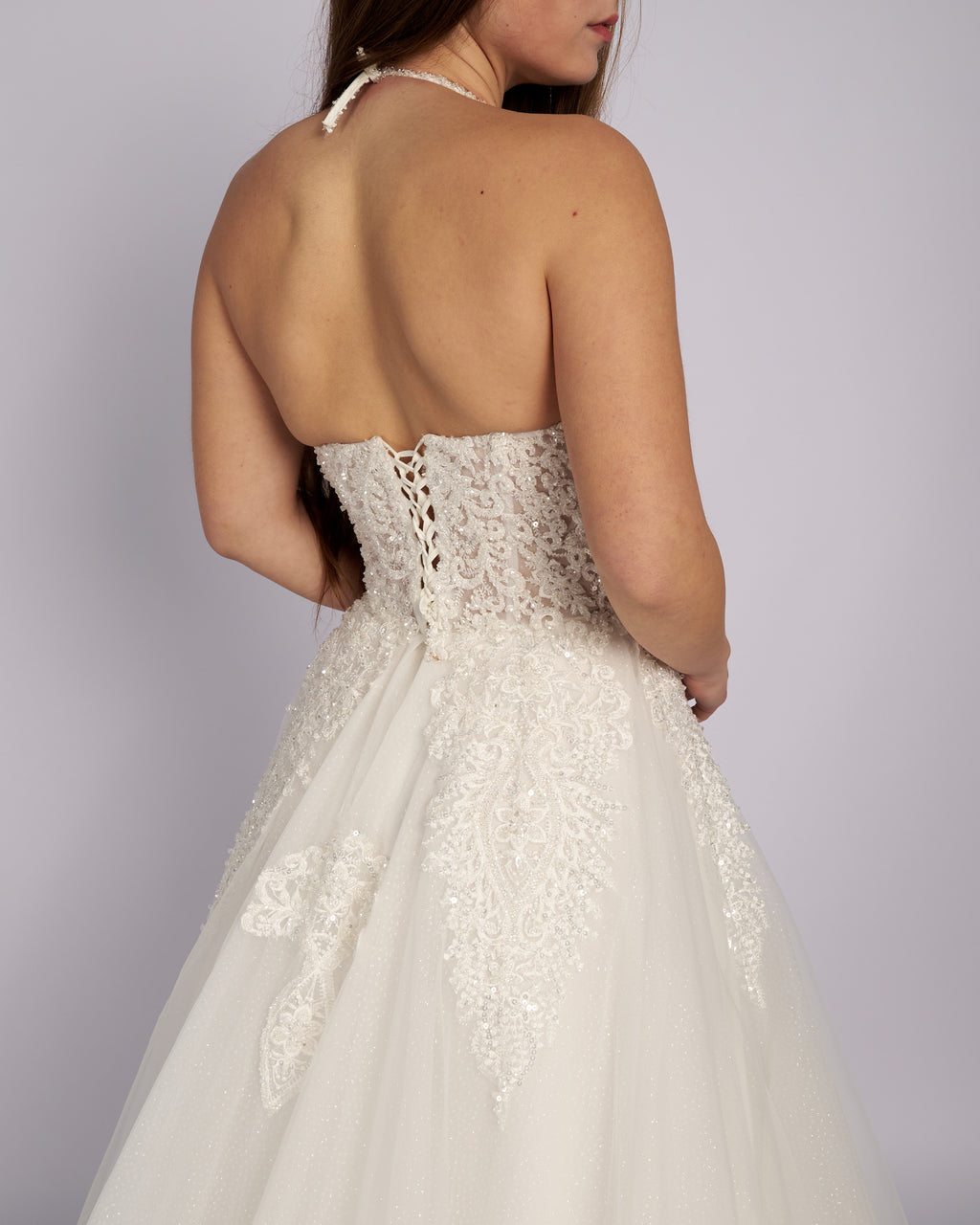 Quintessa Hand Made Crystal Beaded Wedding dress