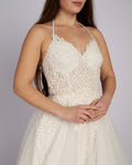 Quintessa Hand Made Crystal Beaded Wedding dress