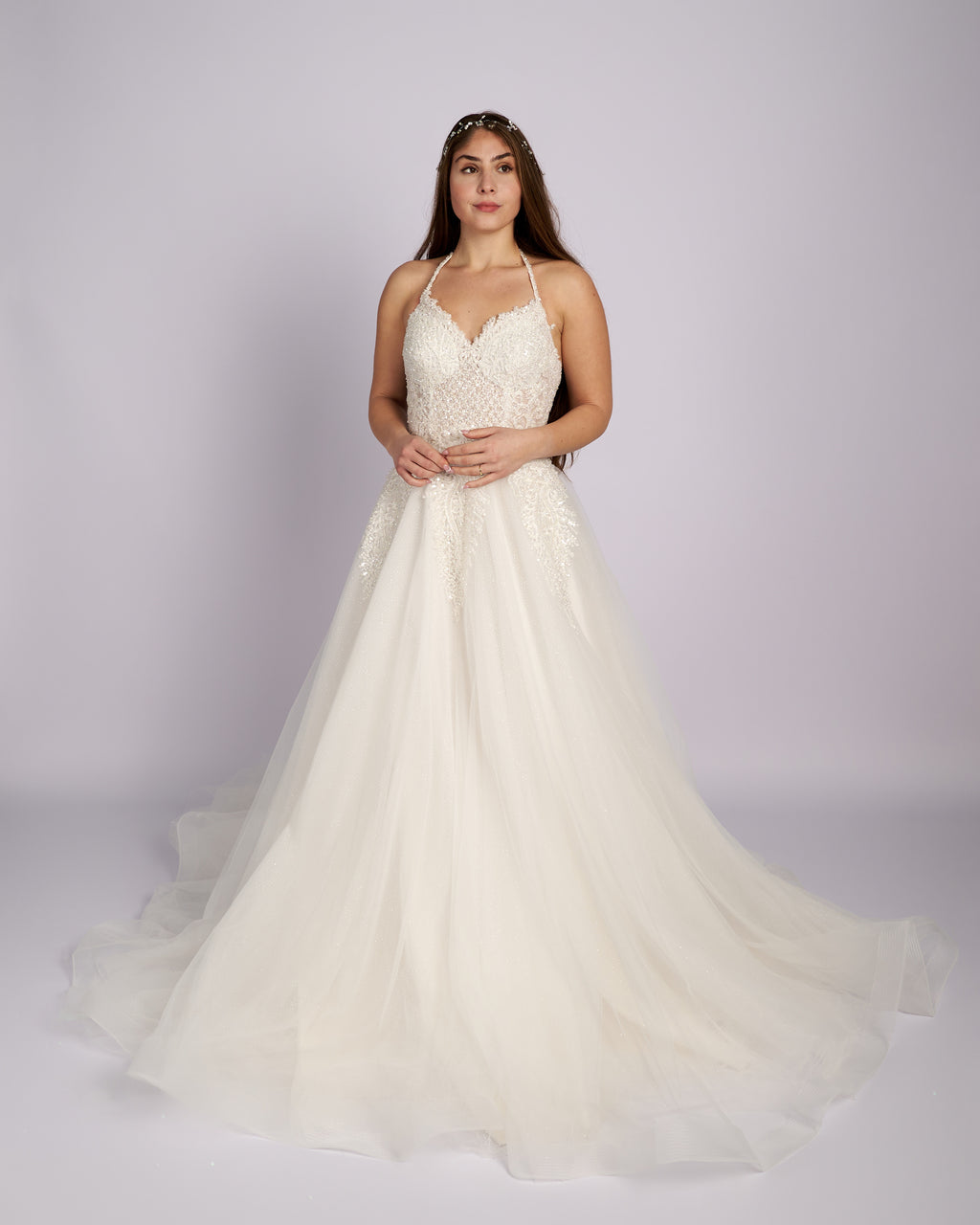 Quintessa Hand Made Crystal Beaded Wedding dress