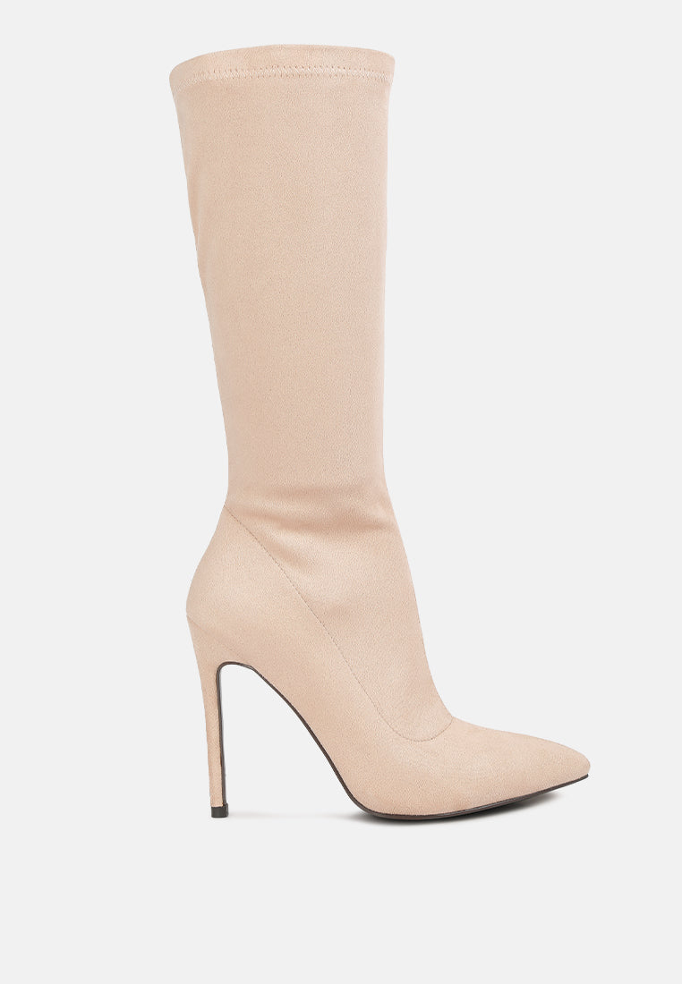 Playdate High Heeled Calf Boots